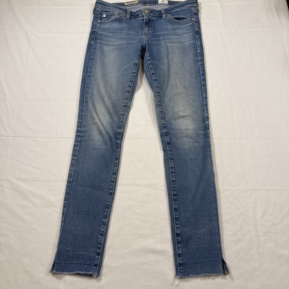 JEANS SKINNY LEGGING AG Adriano Goldschmied Women Ankle Super Blue 27R